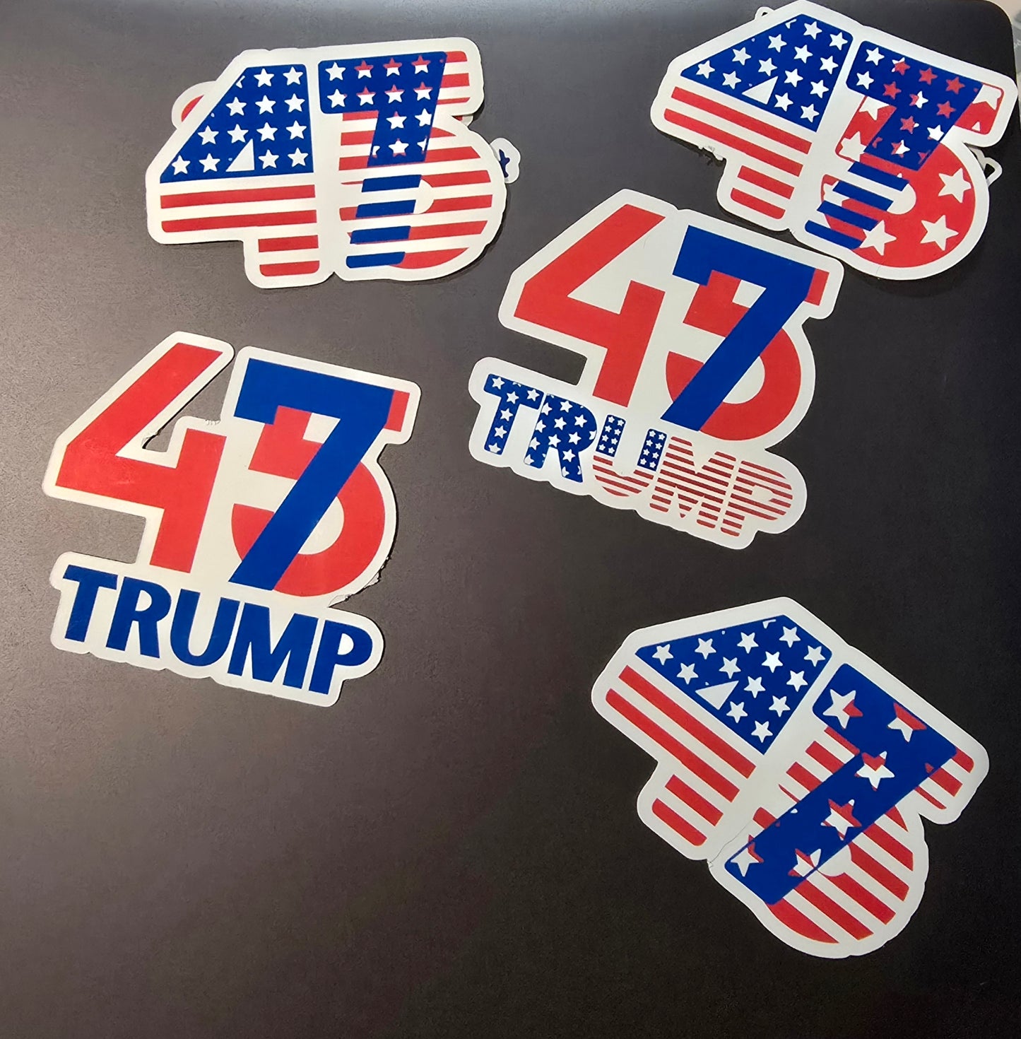 Trump 45/47th President Waterproof Sticker for Laptops, Water Bottles, Phones, Tablets, and More