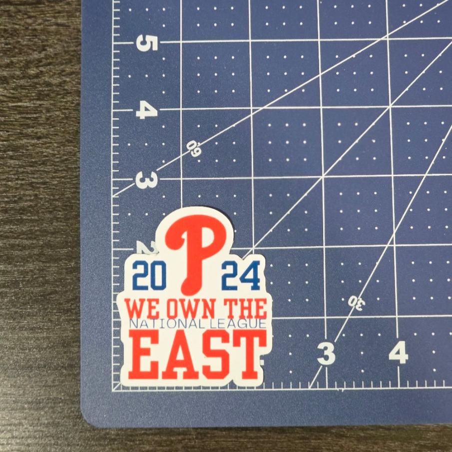 2024 P.hillies We Own the East Waterproof Sticker for Laptops, Water Bottles, Phones, Tablets, and More