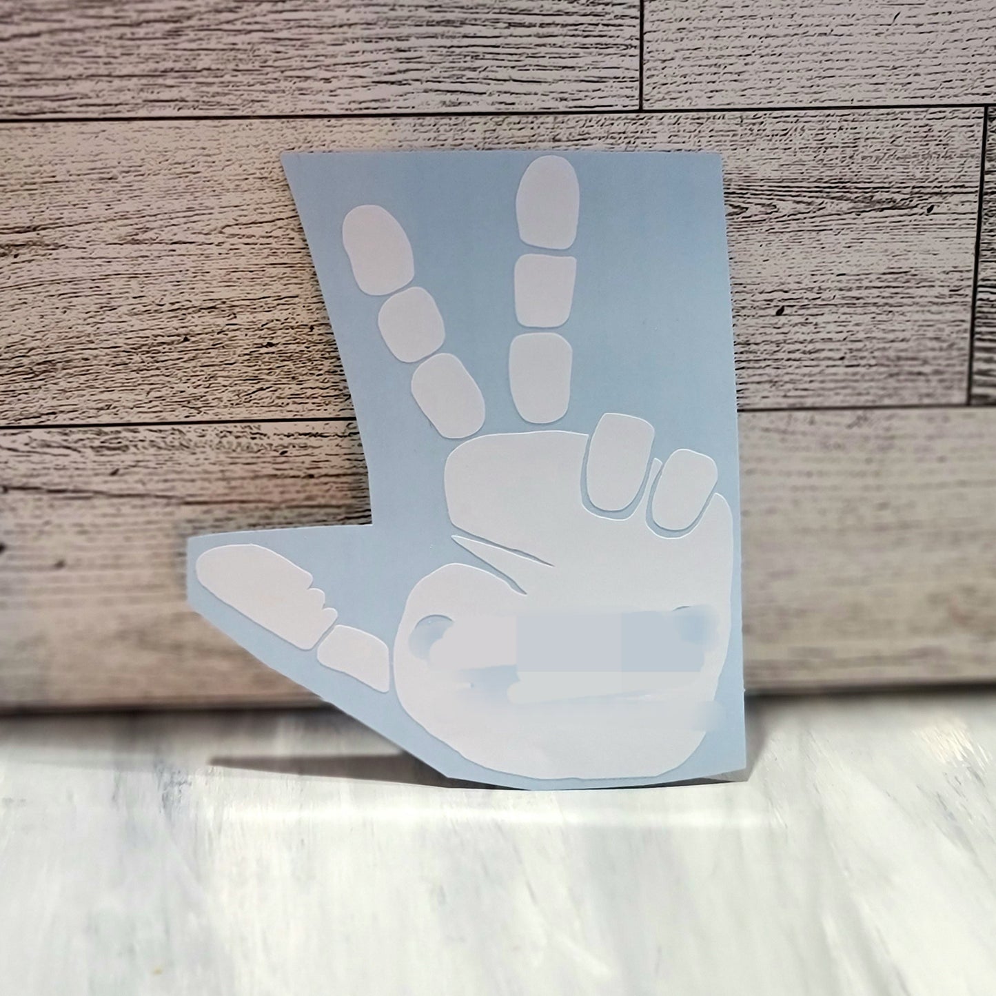 2 Finger Wave Decal for JPs, 4x4s, Trucks, or Cars