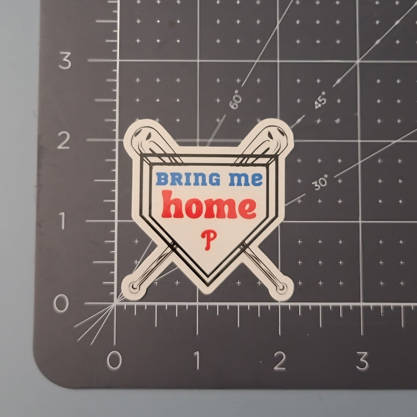 Phillies Bring me Home Waterproof Sticker for Laptops, Water Bottles, Phones, Tablets, and More