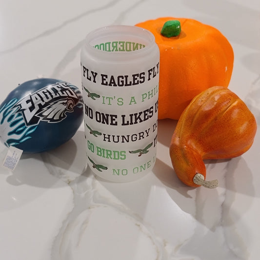 Kelly Green E.A.G.L.E.S Glass Can