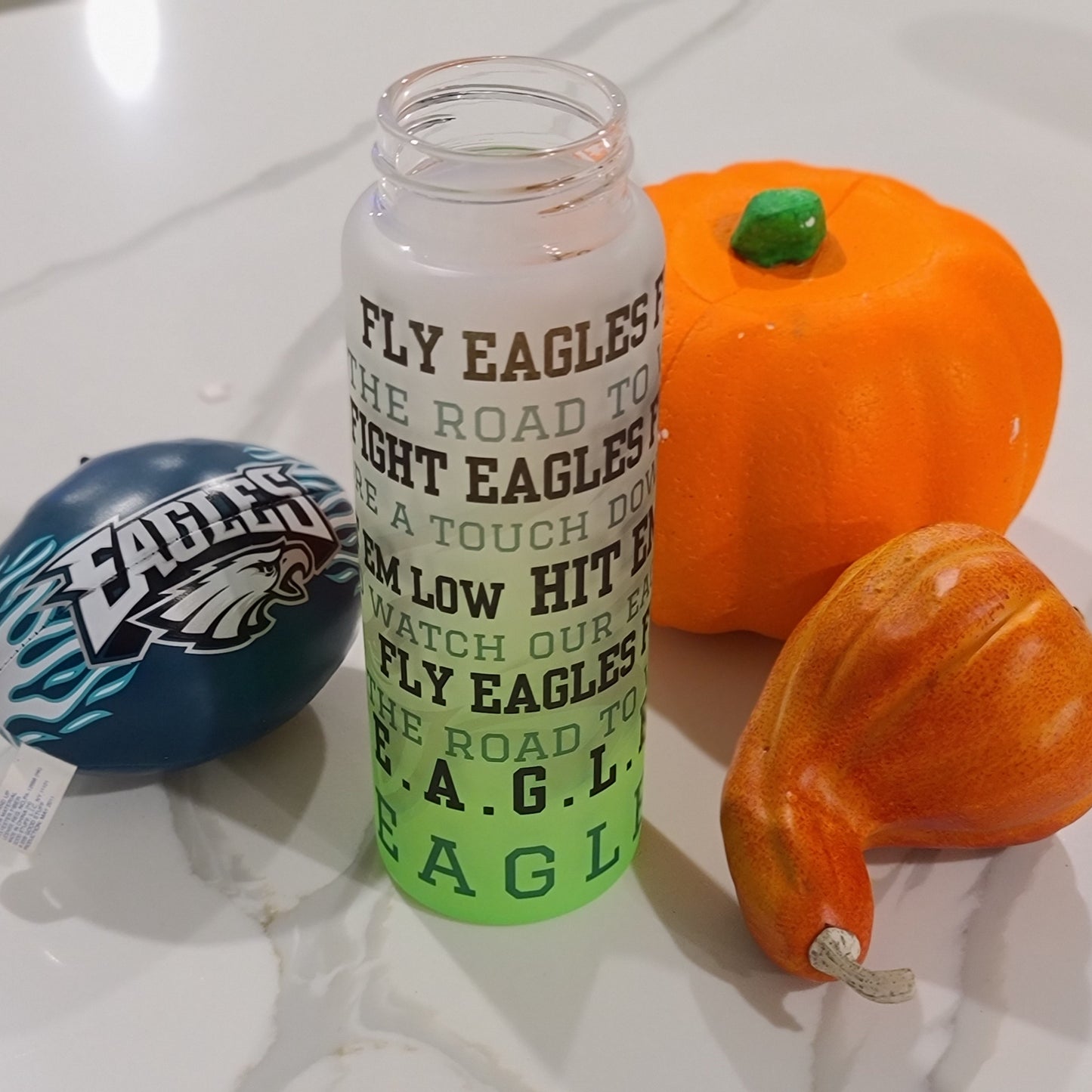 Fly E.A.G.L.E.S Fly Glass Water Bottle