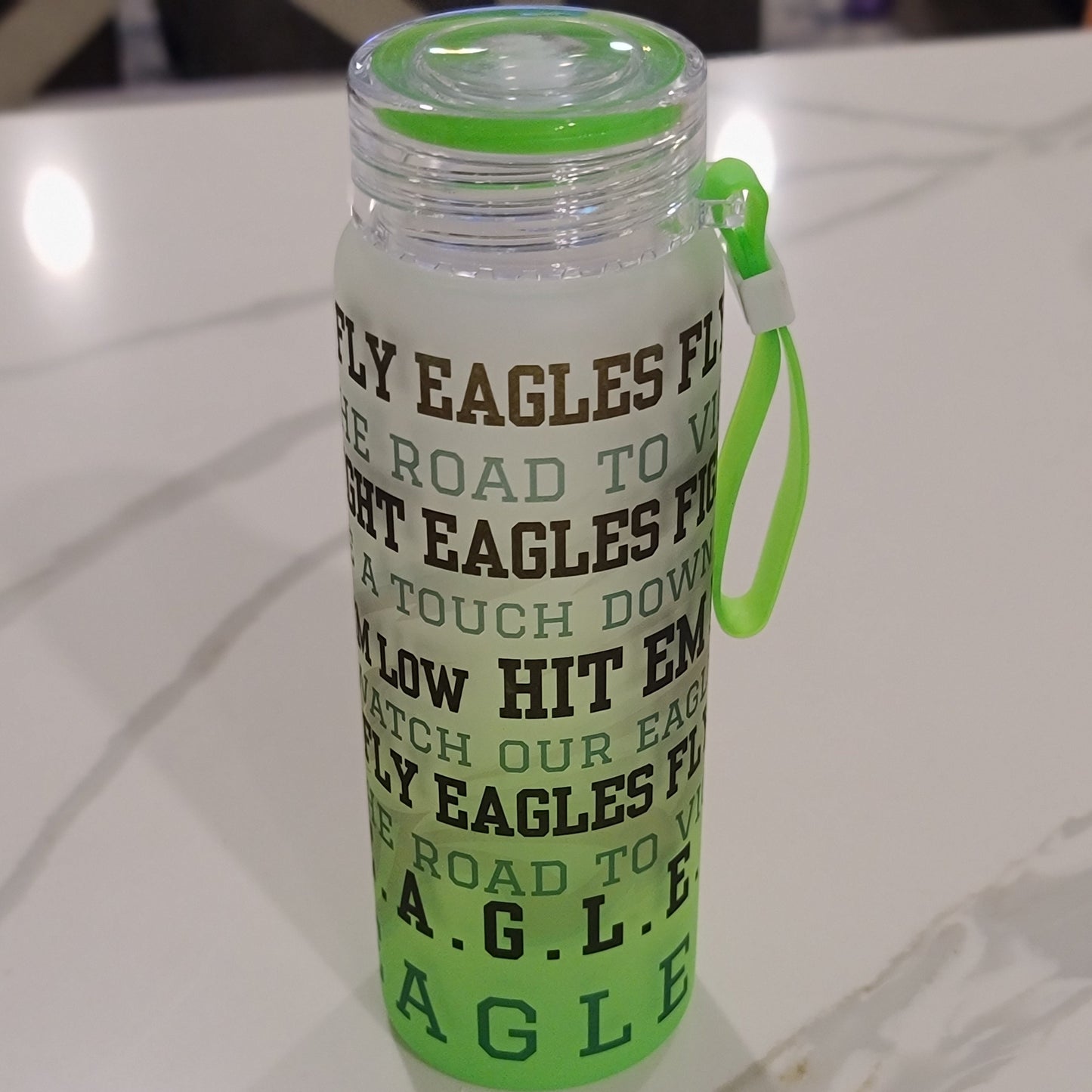 Fly E.A.G.L.E.S Fly Glass Water Bottle