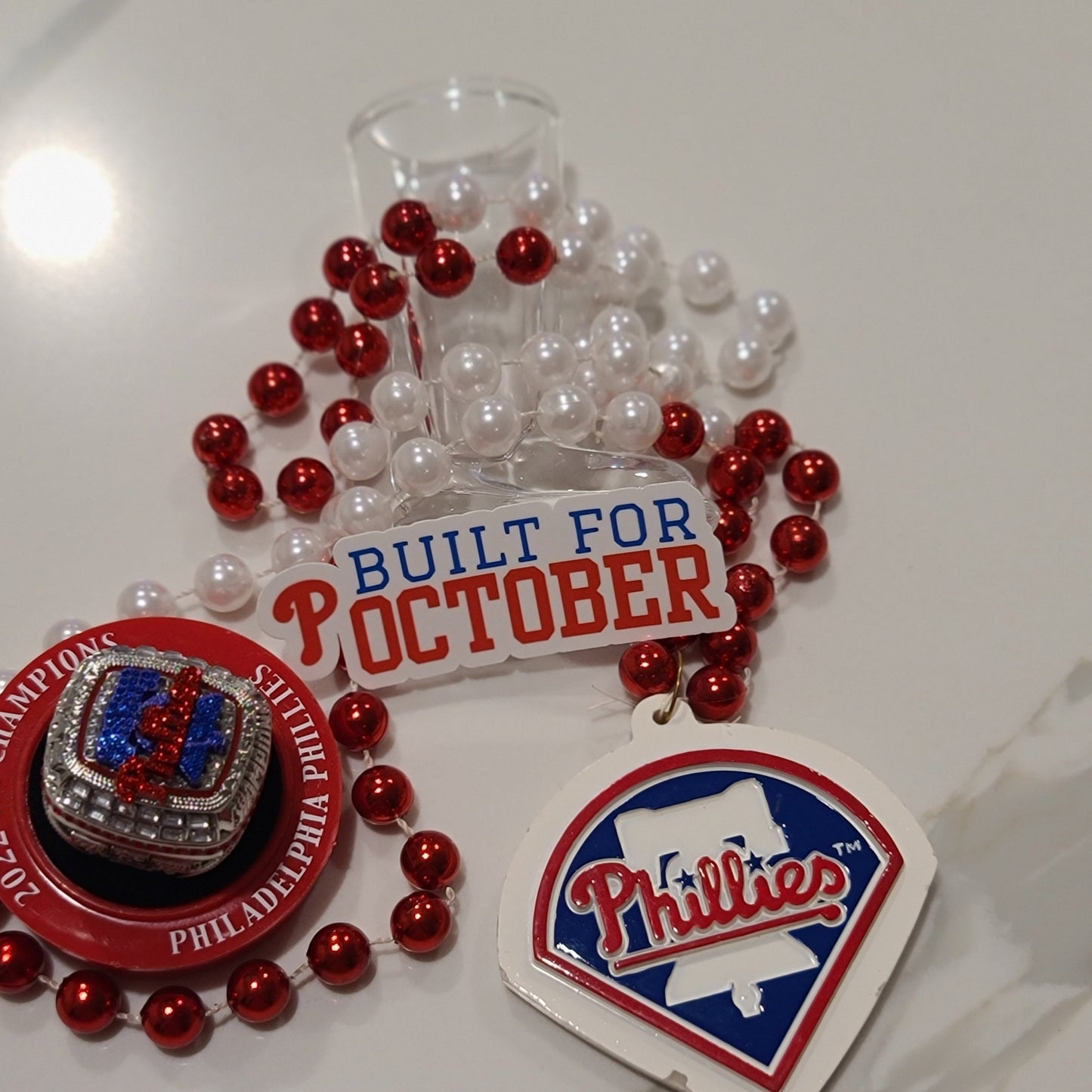 2024 Phillie.s October Post Season Waterproof Sticker for Laptops, Water Bottles, Phones, Tablets, and More