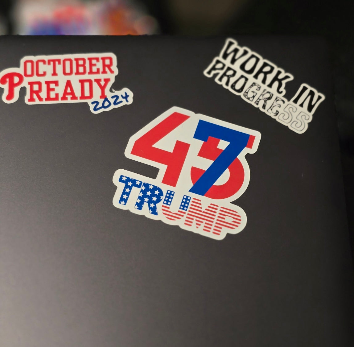 Trump 45/47th President Waterproof Sticker for Laptops, Water Bottles, Phones, Tablets, and More