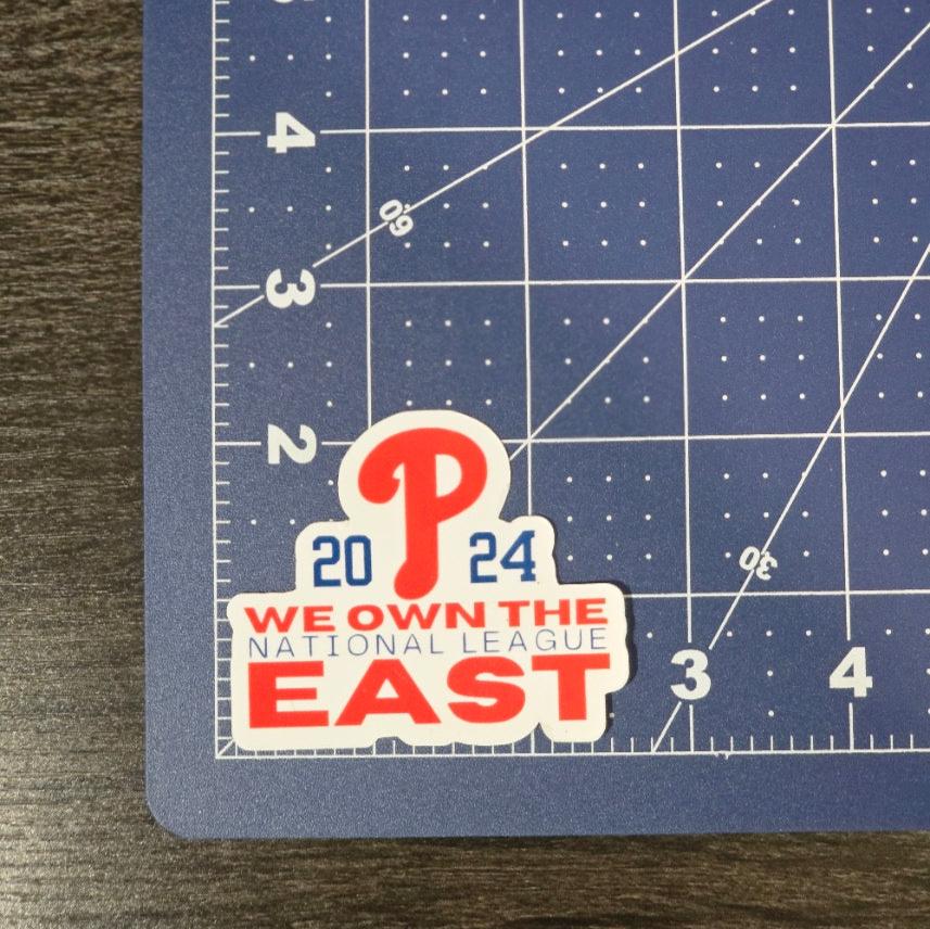 2024 P.hillies We Own the East Waterproof Sticker for Laptops, Water Bottles, Phones, Tablets, and More