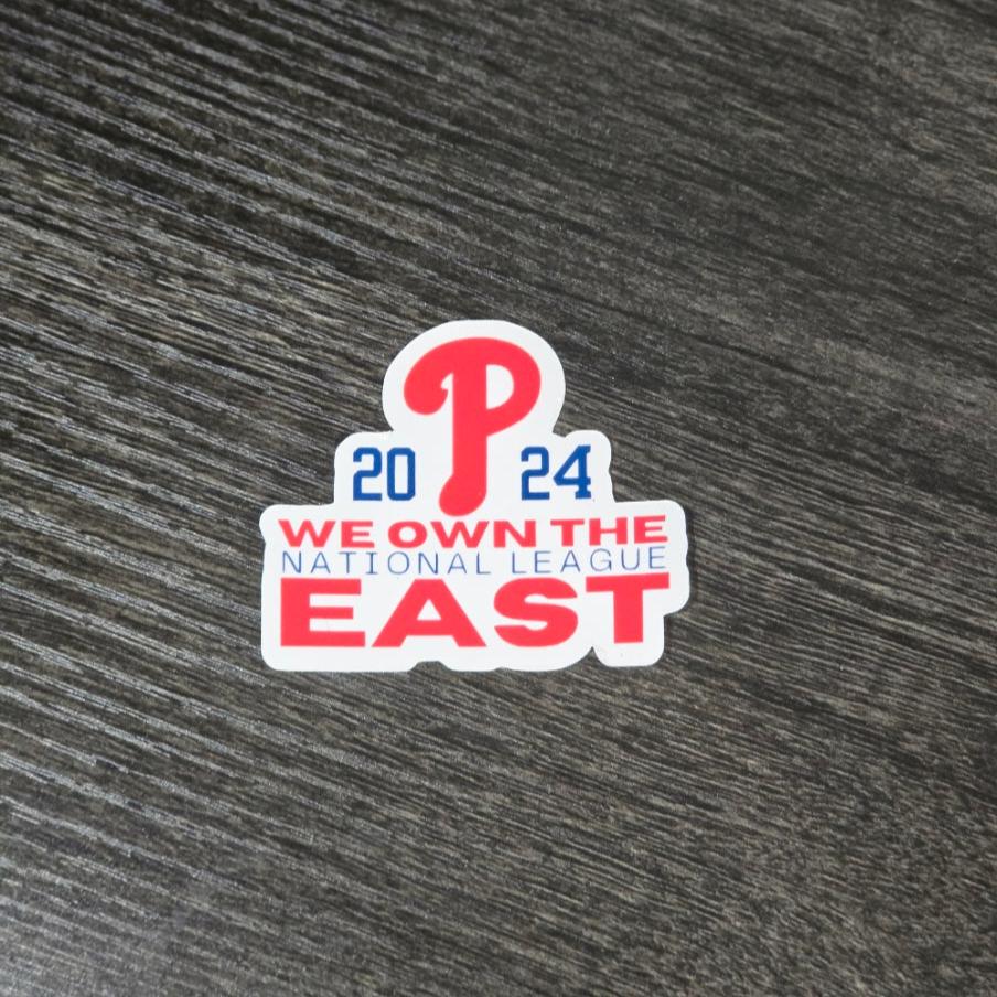 2024 P.hillies We Own the East Waterproof Sticker for Laptops, Water Bottles, Phones, Tablets, and More
