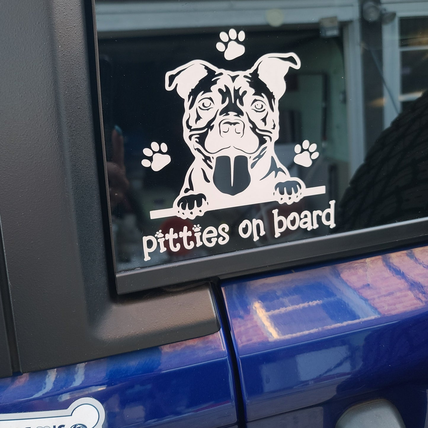 Pitties On Board Decal for JPs, 4x4s, Trucks, or Cars