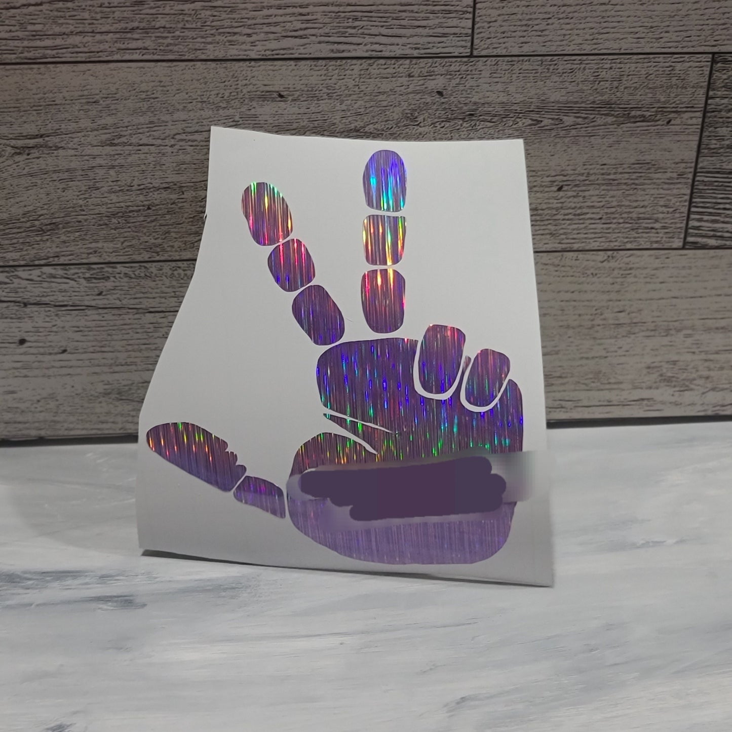 2 Finger Wave Decal for JPs, 4x4s, Trucks, or Cars