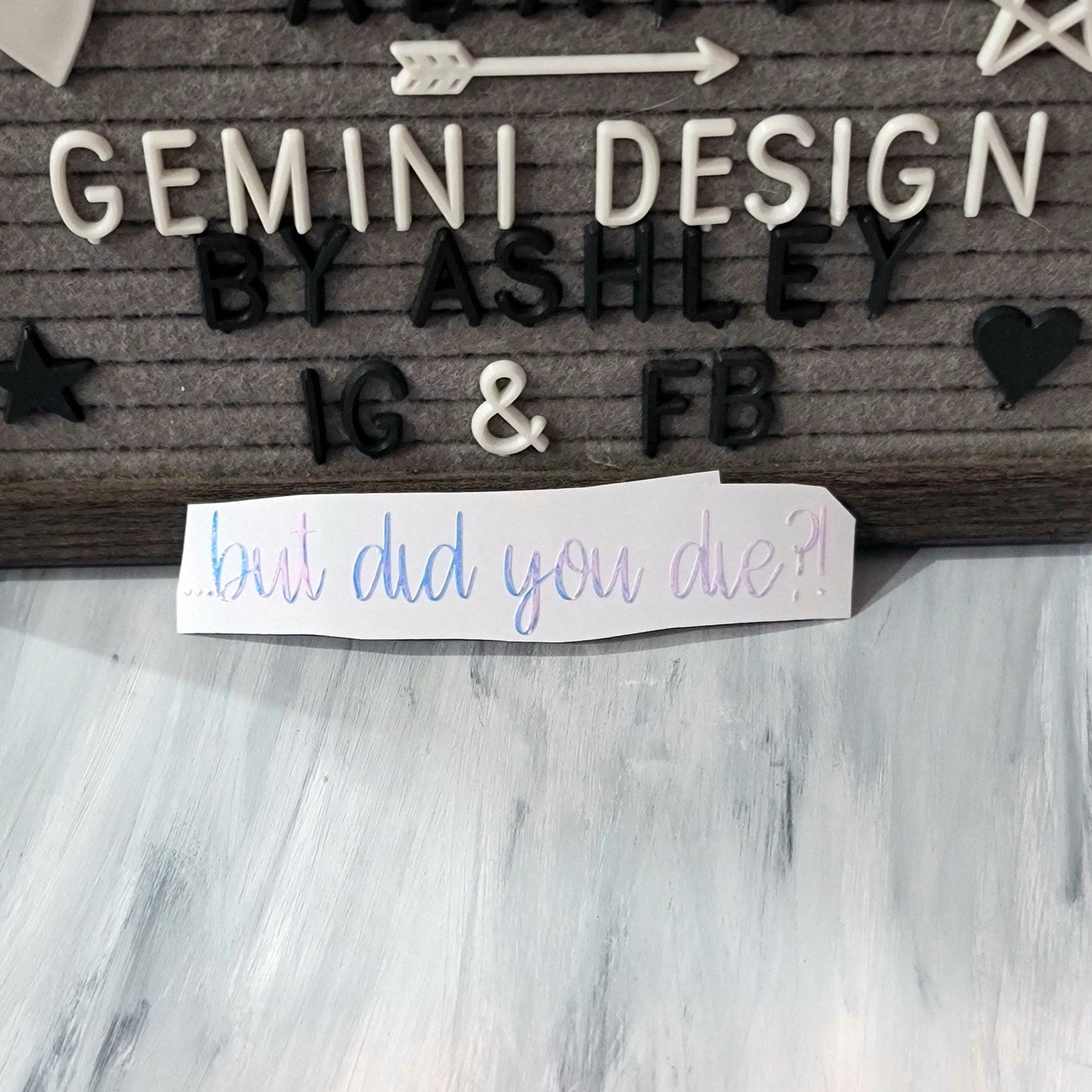 But Did You Die Decal for JPs, 4x4s, Trucks, or Cars