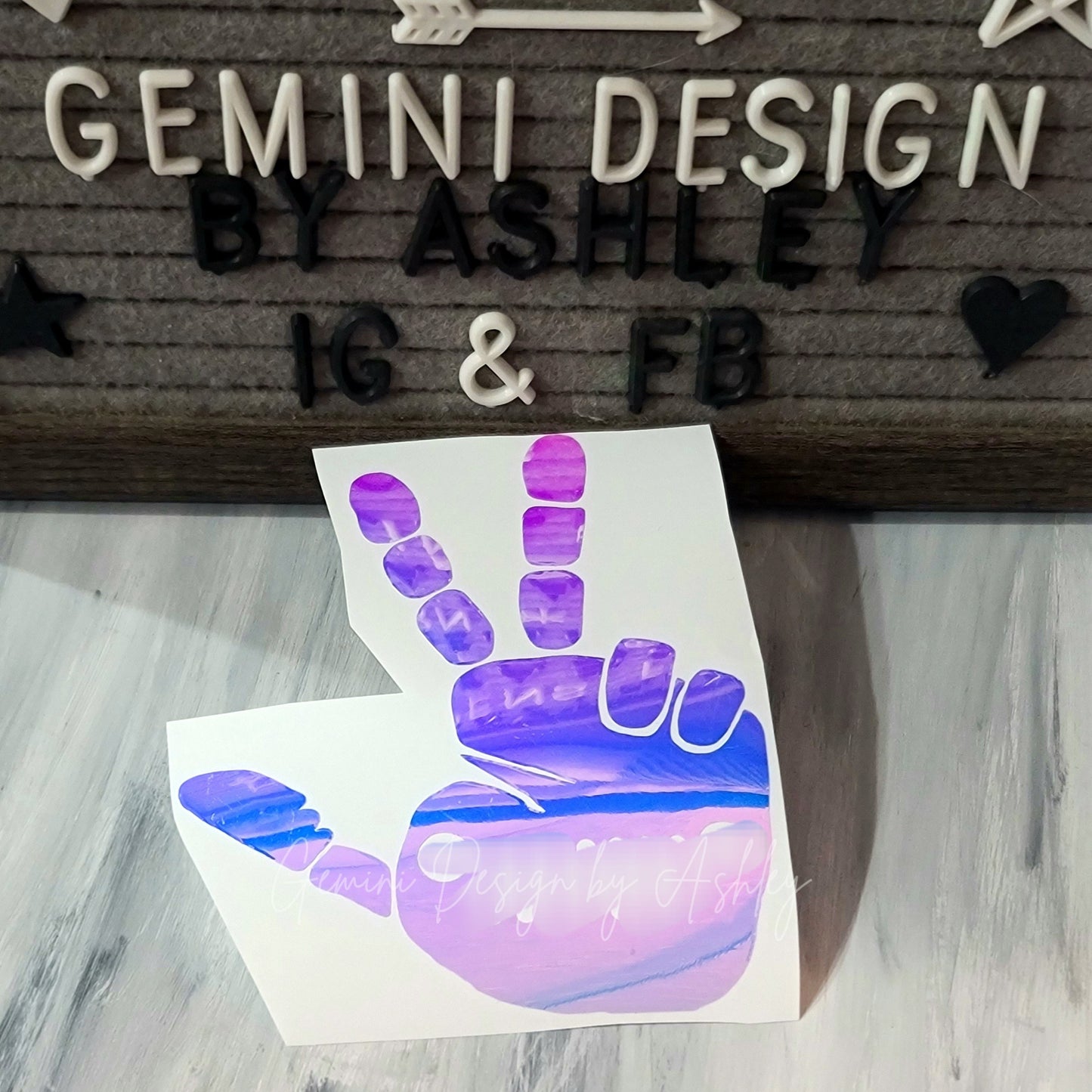 2 Finger Wave Decal for JPs, 4x4s, Trucks, or Cars