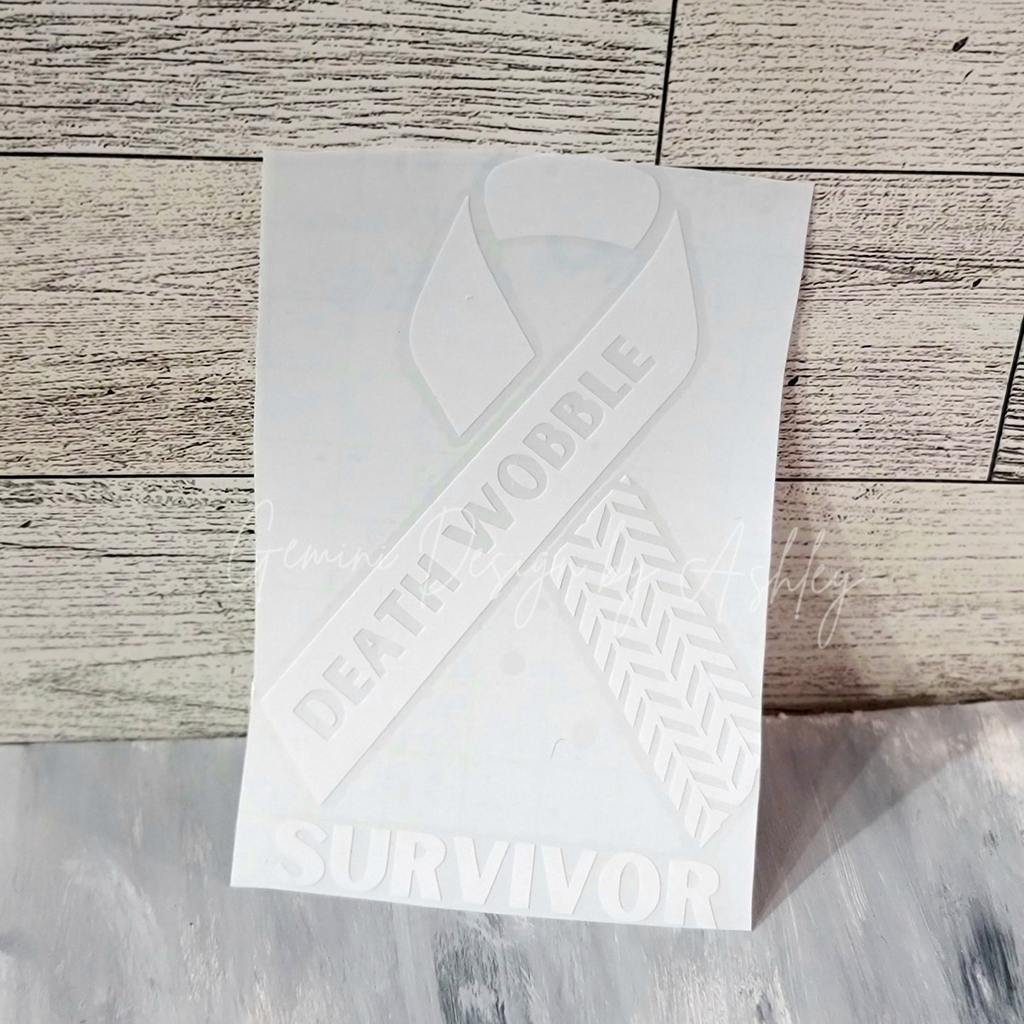 Death Wobble Survivor Decal for JPs, 4x4s, Trucks, or Cars