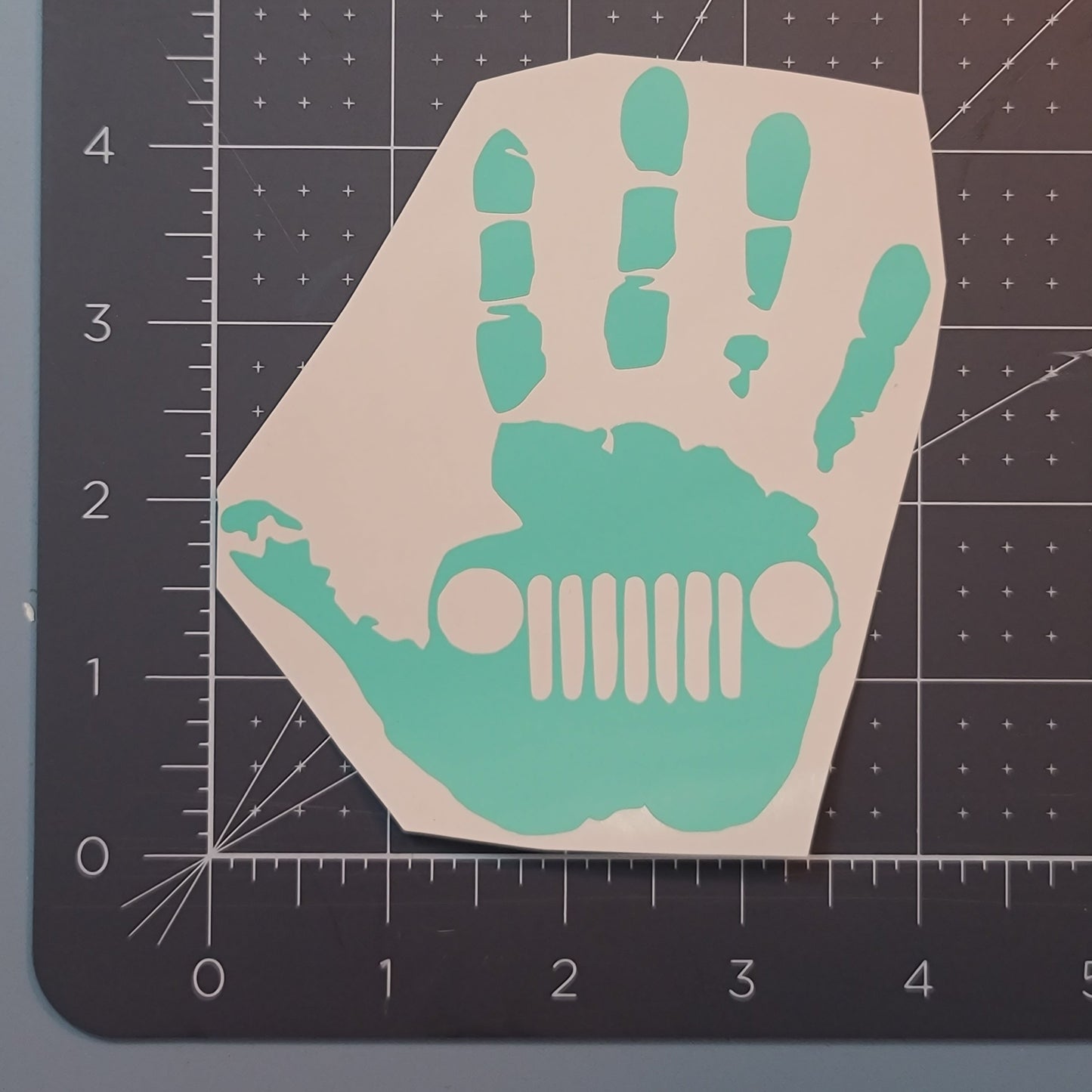 Full Hand Wave Decal for JPs, 4x4s, Trucks, or Cars