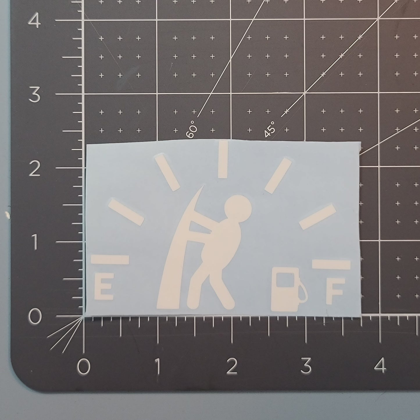 Gas Gauge Decal for JPs, 4x4s, Trucks, or Cars
