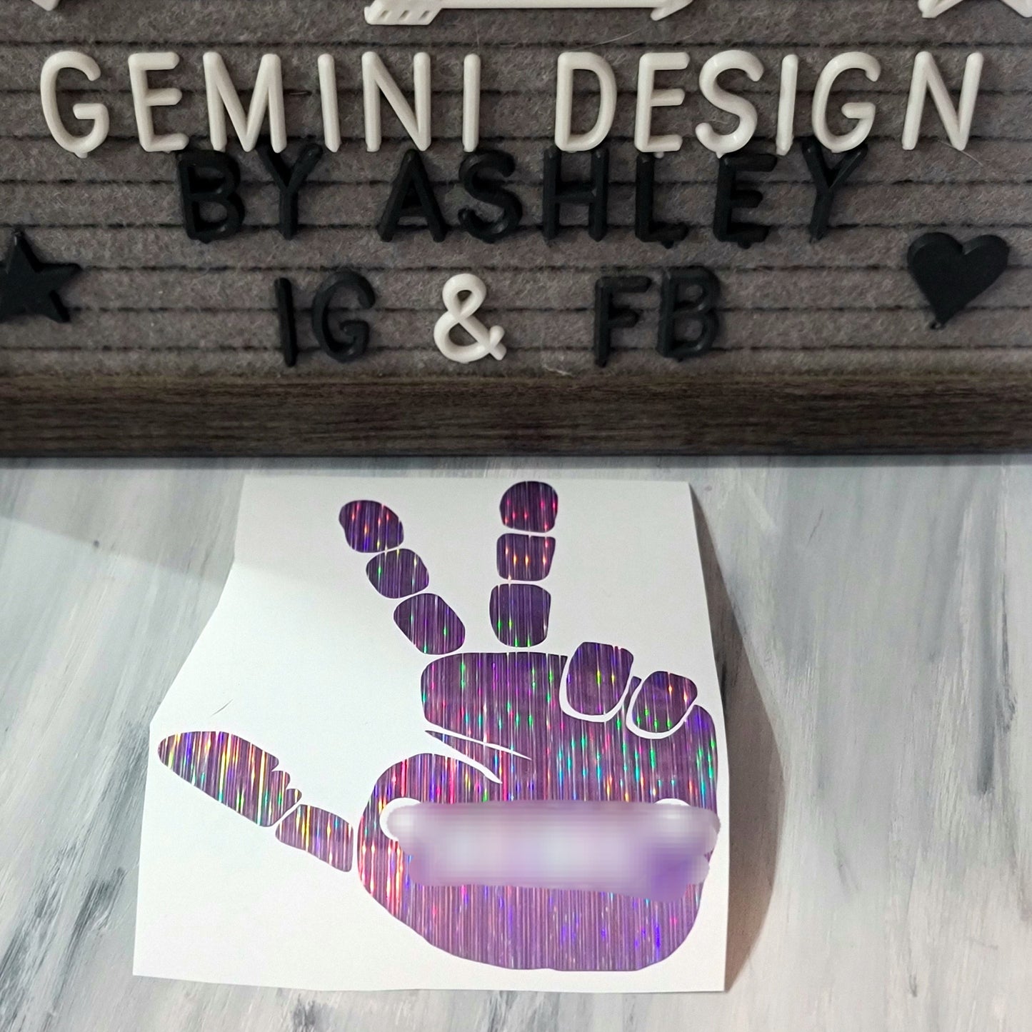 2 Finger Wave Decal for JPs, 4x4s, Trucks, or Cars