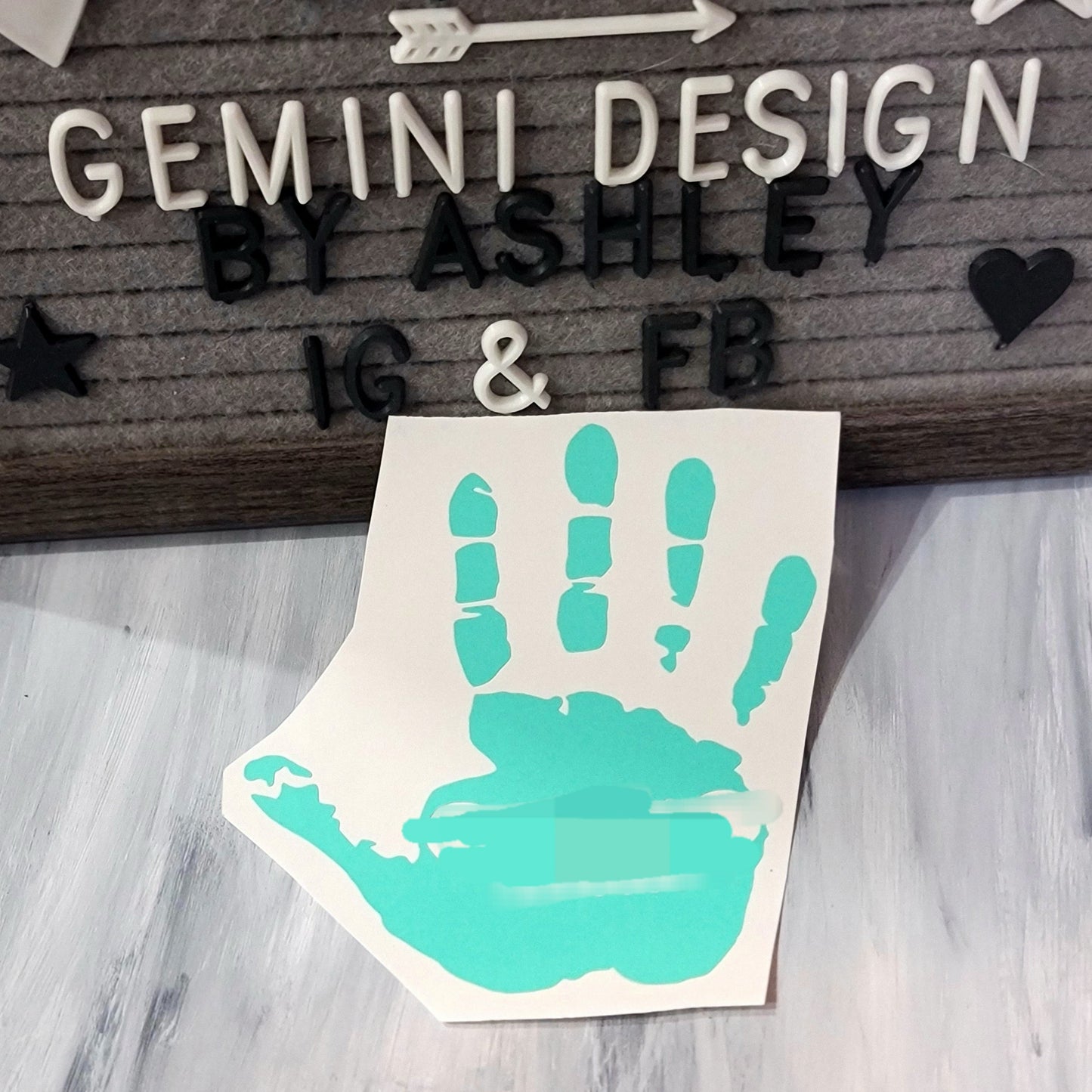 Full Hand Wave Decal for JPs, 4x4s, Trucks, or Cars