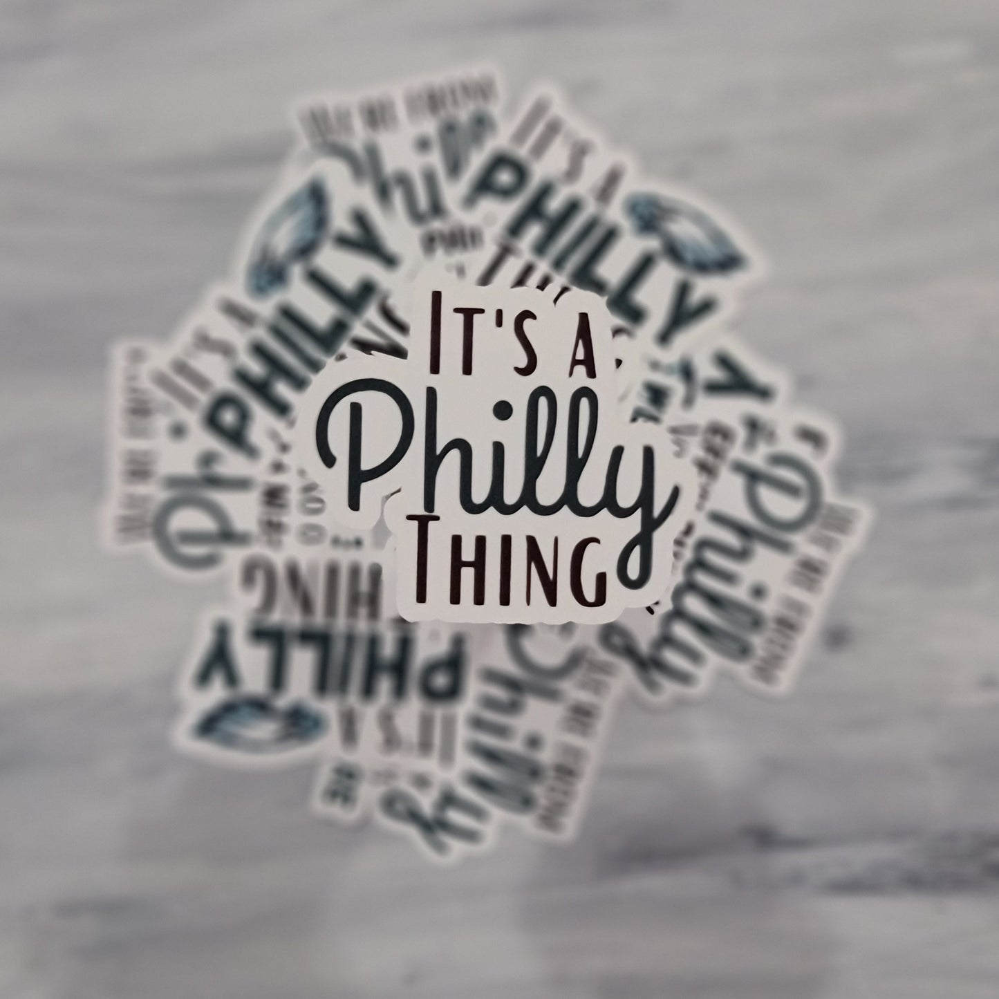 It's A Philly Thing Waterproof Sticker for Laptops, Water Bottles, Phones, Tablets, and More