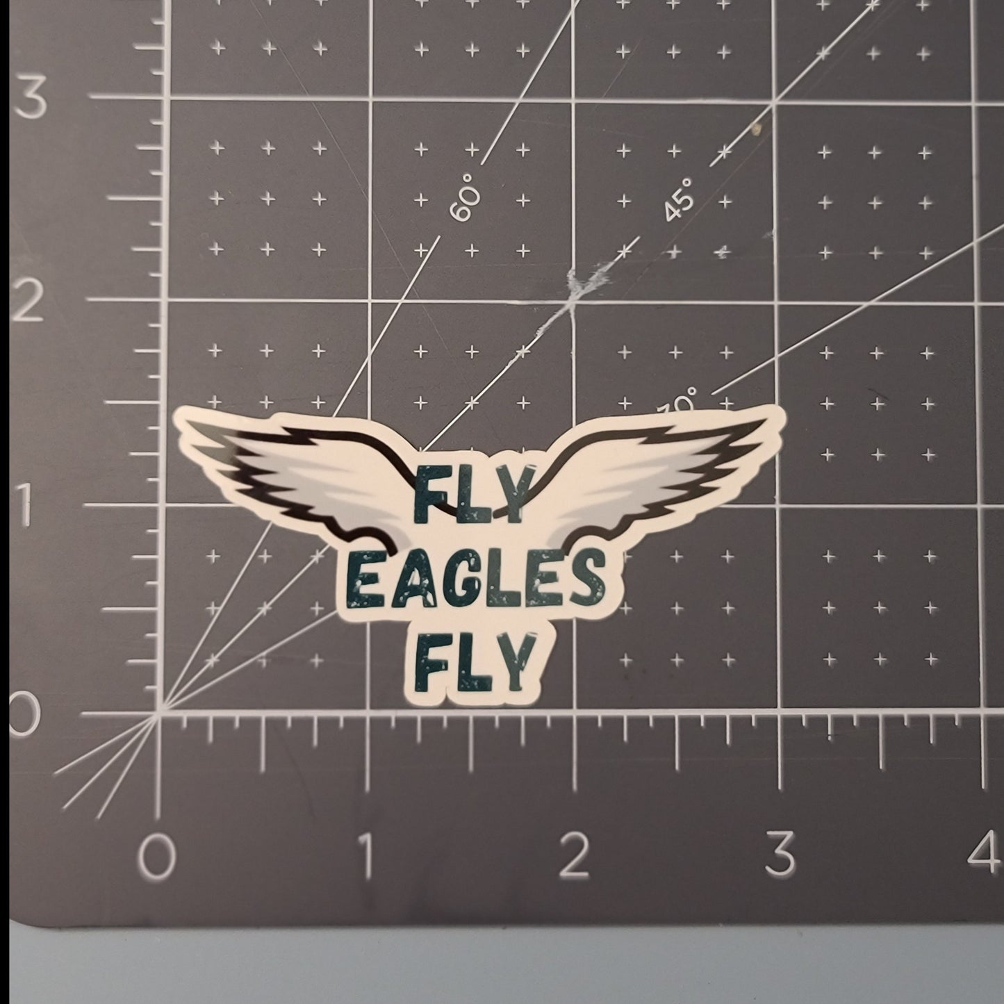 Fly E.A.G.L.E.S Fly Waterproof Sticker for Water Bottles, Laptops, Phones, and More