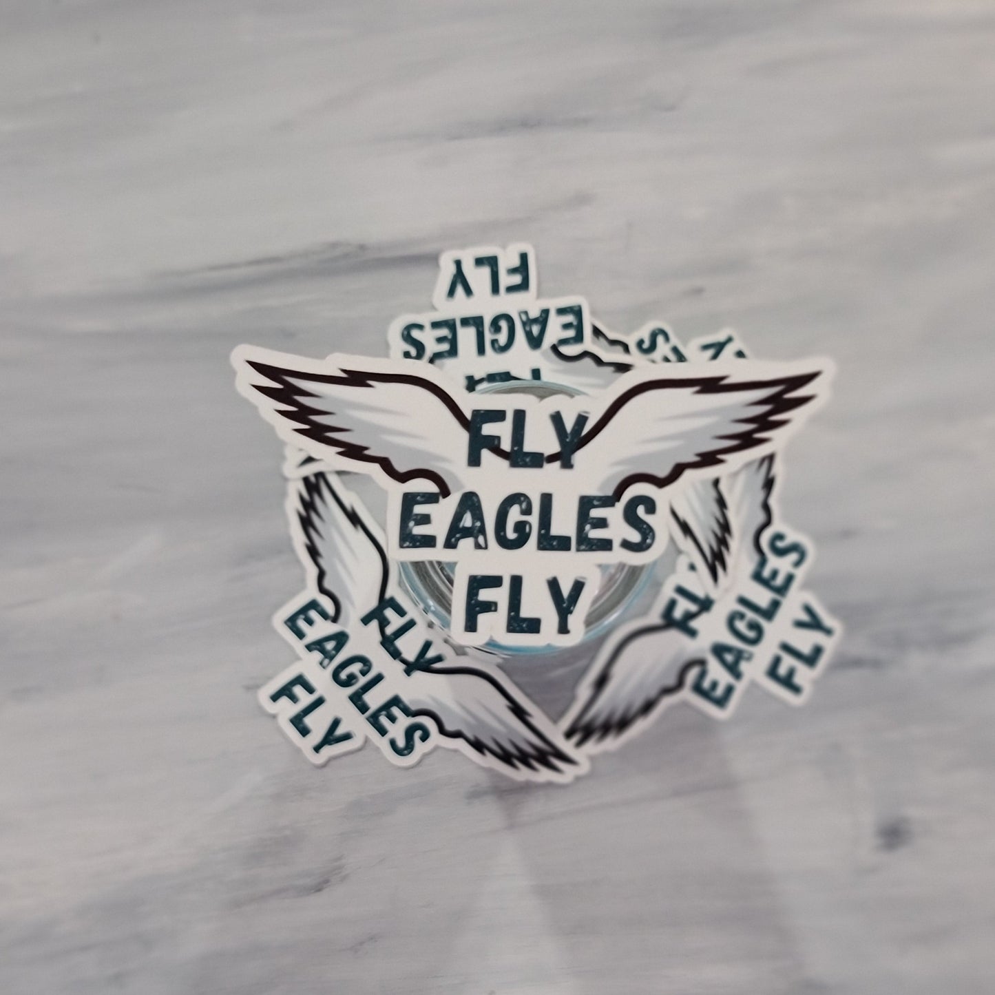 Fly E.A.G.L.E.S Fly Waterproof Sticker for Water Bottles, Laptops, Phones, and More