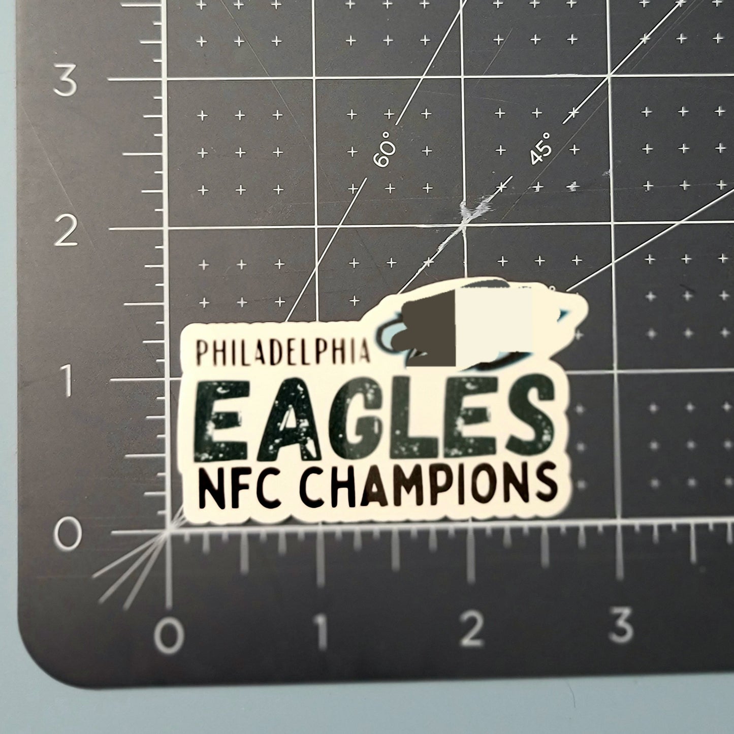 E.A.G.L.E.S N.F.C Champs Waterproof Sticker for Laptops, Water Bottles, Phones, Tablets, and More