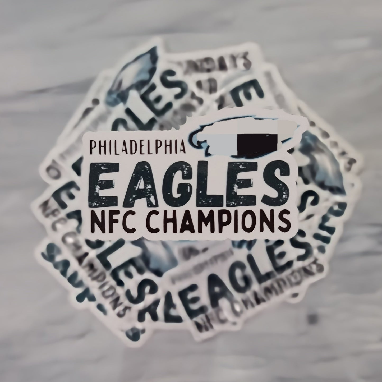 E.A.G.L.E.S N.F.C Champs Waterproof Sticker for Laptops, Water Bottles, Phones, Tablets, and More