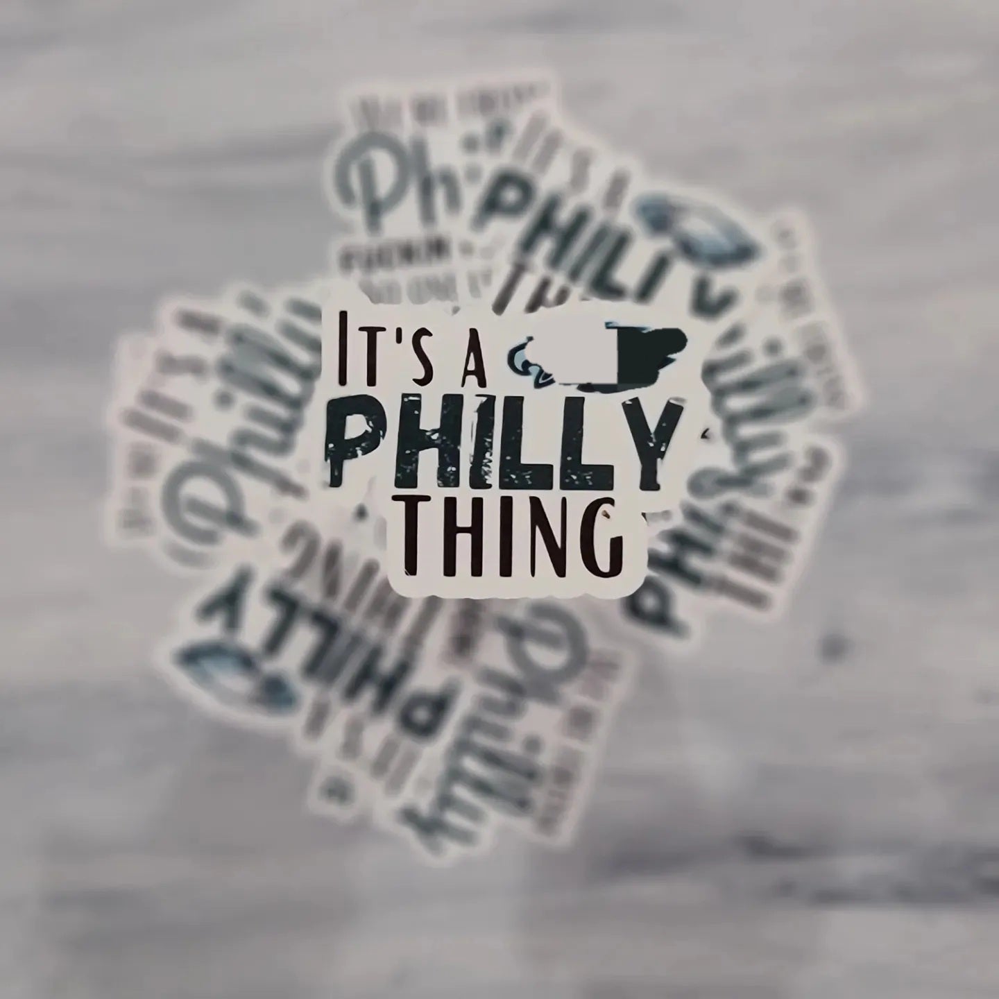 It's A Philly Thing Waterproof Sticker for Laptops, Water Bottles, Phones, Tablets, and More