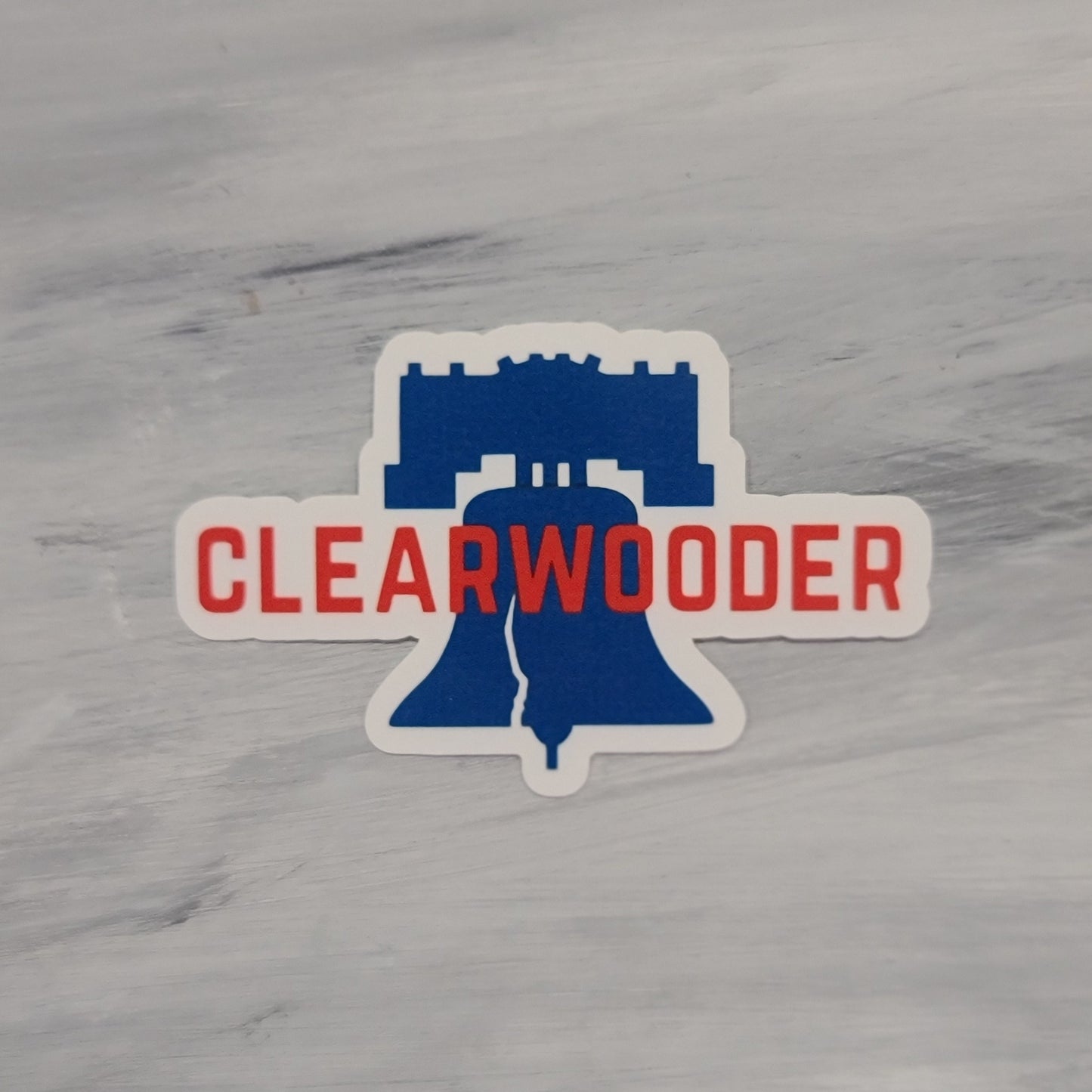 Phillies Clearwooder Spring Training Waterproof Sticker for Laptops, Water Bottles, Phones, Tablets, and More