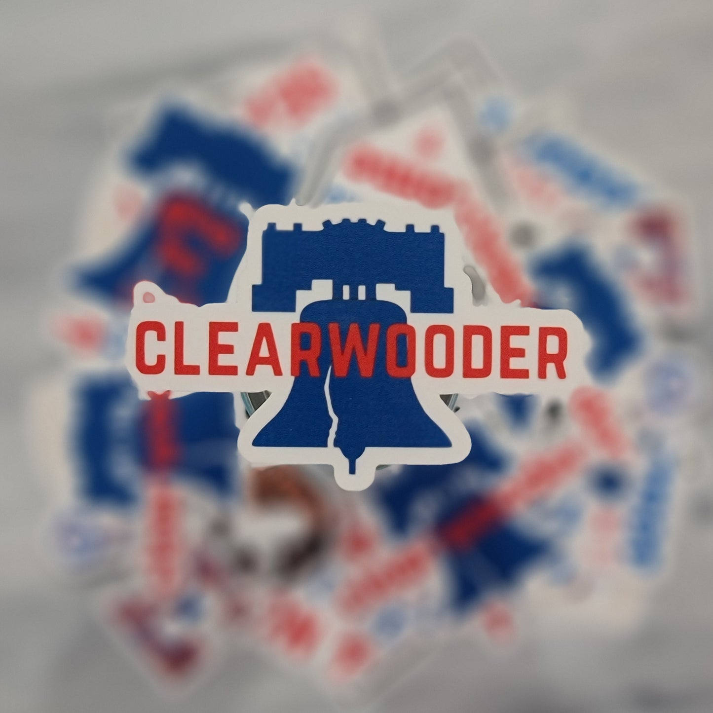 Phillies Clearwooder Spring Training Waterproof Sticker for Laptops, Water Bottles, Phones, Tablets, and More