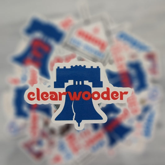 Phillies Clearwooder Spring Training Waterproof Sticker for Laptops, Water Bottles, Phones, Tablets, and More