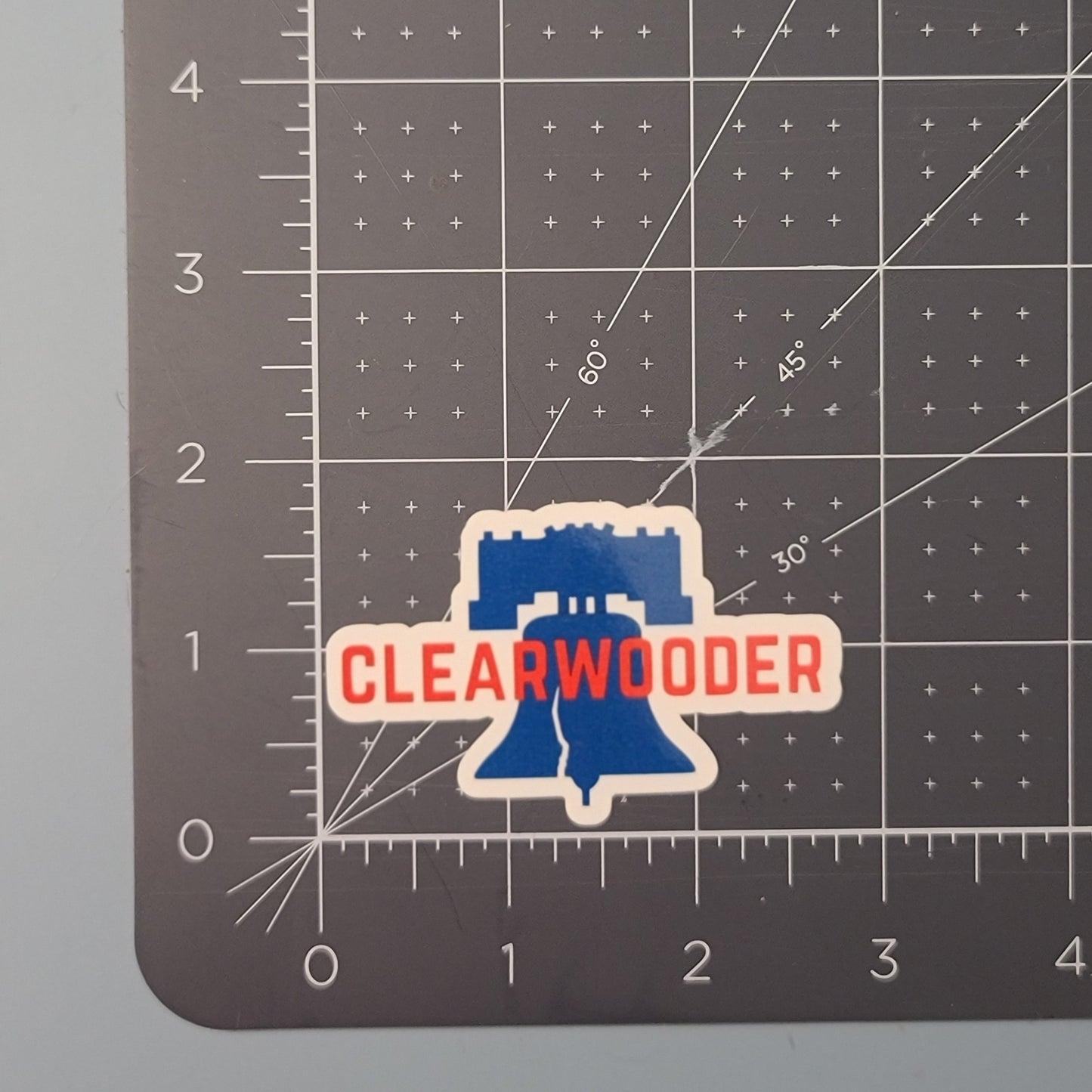 Phillies Clearwooder Spring Training Waterproof Sticker for Laptops, Water Bottles, Phones, Tablets, and More